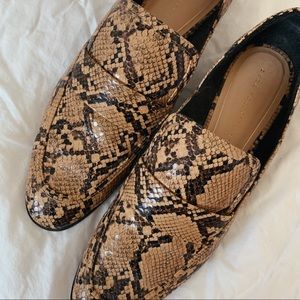 ZARA Faux Snakeskin Flats | SIZE 11